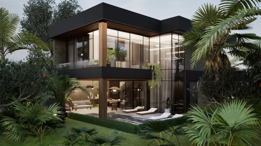 Obsidian Villa в джунглях Пхукета, проект Born Architects